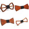 Geometric Pattern Wooden Bow Tie For Men With Sustainable Materials Suitable For Opening Ceremony Gifts