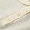 Spring/Summer 2025 Women's Cross-Border Openwork Knit Bubble Sleeve Sweater