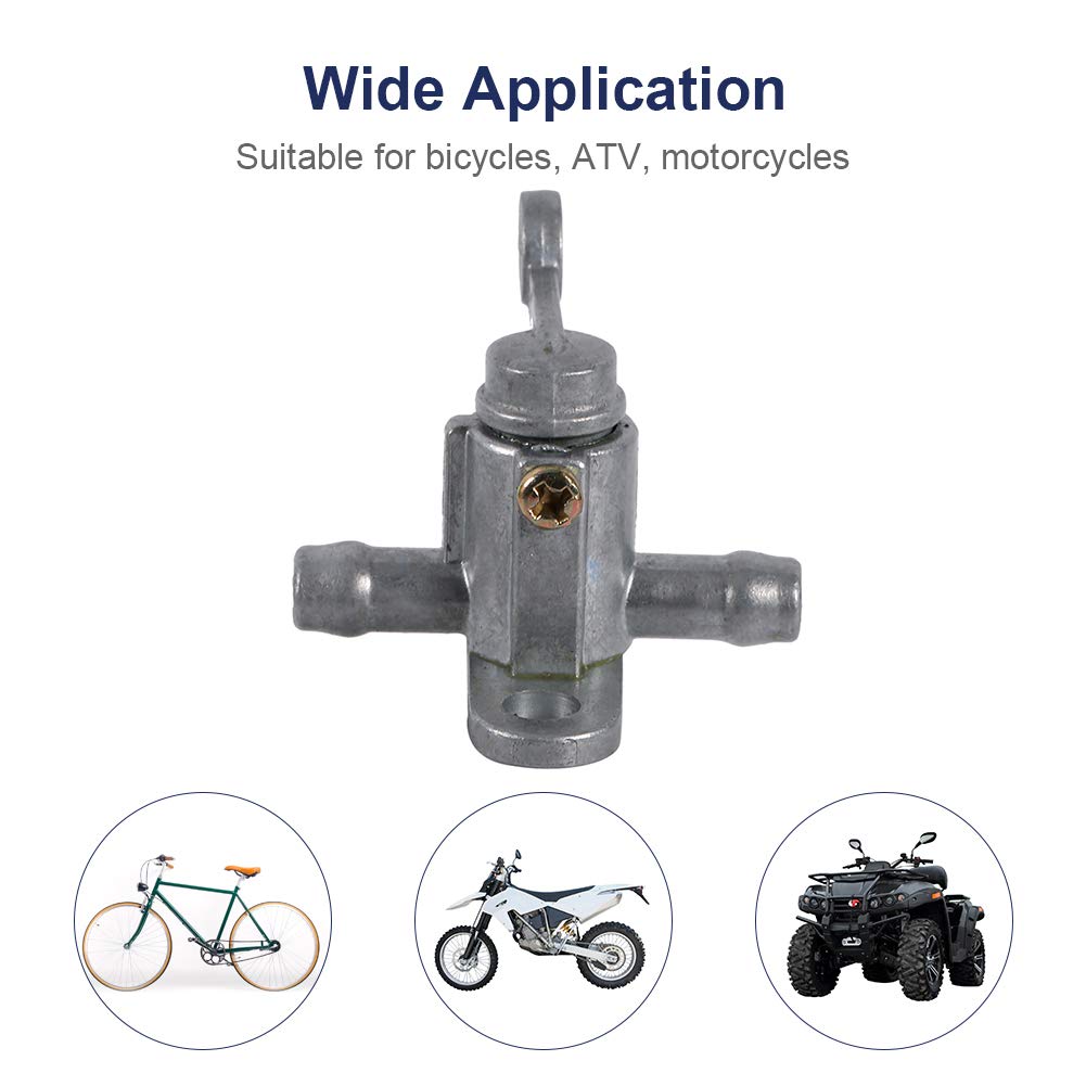 Inline ON/Off Switch Petrol Gas Fuel Tap Petcock Valve, 8mm 5/16   Fuel Tap On/Off Petcock Switch