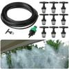 Portable Irrigation System - Watering - 10m - Spray Head - 4/7 Hose - Black