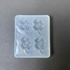 Clovers Shape Silicone Craft Mold For DIY Resin Jewelry Accessory Decorations Lucky Symbol Design Nonstick Surfaces