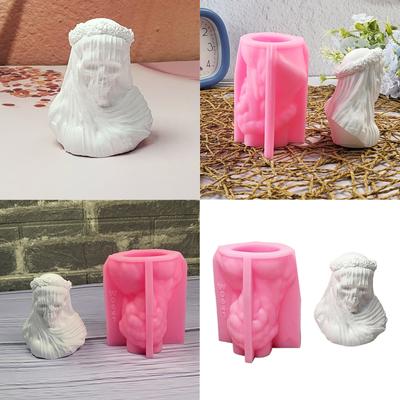 Figurka Panny Młodej Wytrzymały Silikonowy Formiernik do Wyciskania Zestaw Materiały Rzemieślnicze dla Dziecięcej Kreatywności i Wzbogacenia Dekoracji Domu