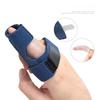 Thumb Finger Fixation Strap with Removable Aluminum Plate Support Toe Protection Kit for Injury Prevention
