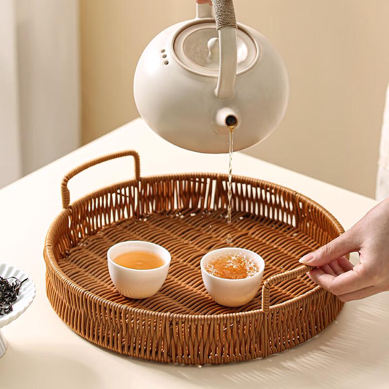 Zhaoran Round Stone Snack & Fruit Tray