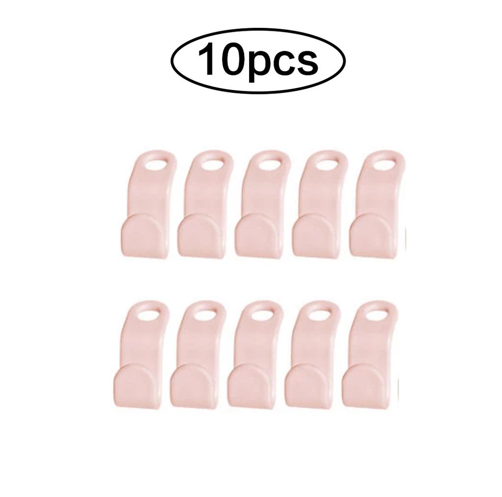 50pcs Clothes Hanger Extender Clips Space Saving Connector Hook Cascading Hangers Hooks Home Closet Storage Rack Organization