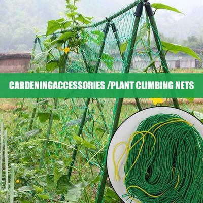 1PC Garden Climbing Netting Strong Nylon Plant Trellis Support Holder for Loofah Morning Glory Flowers Cucumber Vine Plants