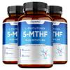 Buporui L-Methylfolat 5-MTHF Kapseln mit Methyl-B12, Aktives B-Vitamin-Nahrungsergänzungsmittel zur Unterstützung der Methylierung & des täglichen Wohlbefindens