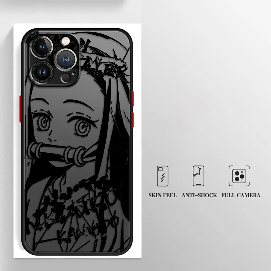 Japanese Cool Tanjirou Case for Apple iPhone XR 16 14 8 7 SE 12 13 Mini 11 XS 11 Plus 15 Pro MAX Soft Cover 12Pro 16 Plus 14Pro