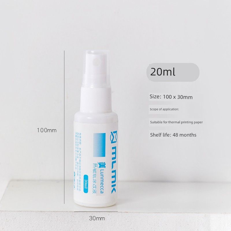 

Spray Type Thermosensitive Paper Correction Fluid Express Order Elimination Liquid Information Canceller Privacy Stamp Thermosensitive Paper Spray 20ml single bottle