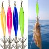 Luminous Fishing Bait Fishing Tackle Artificial Jigs Vivid with Squid Hook Lure Hook Fishing Tackles Squid Jig Baits