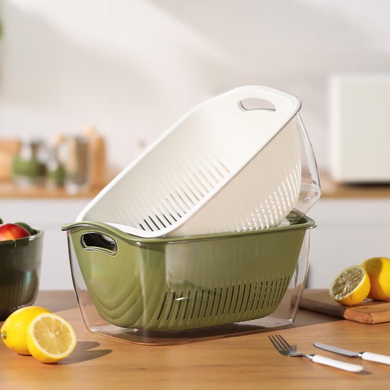 

Double-Layer Kitchen Drain Basket