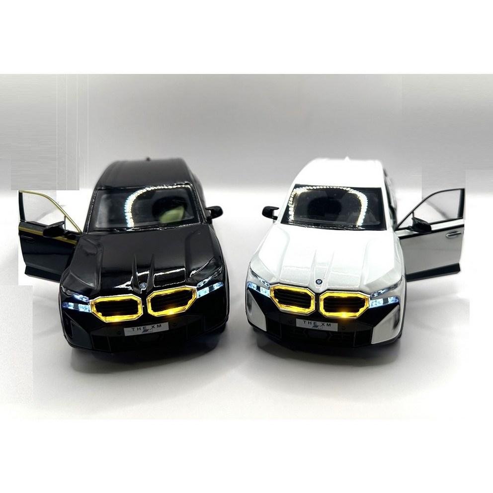 BMW XM SUV 1:Modellino di Auto in Metallo pressofuso Scala 1:24, Nero