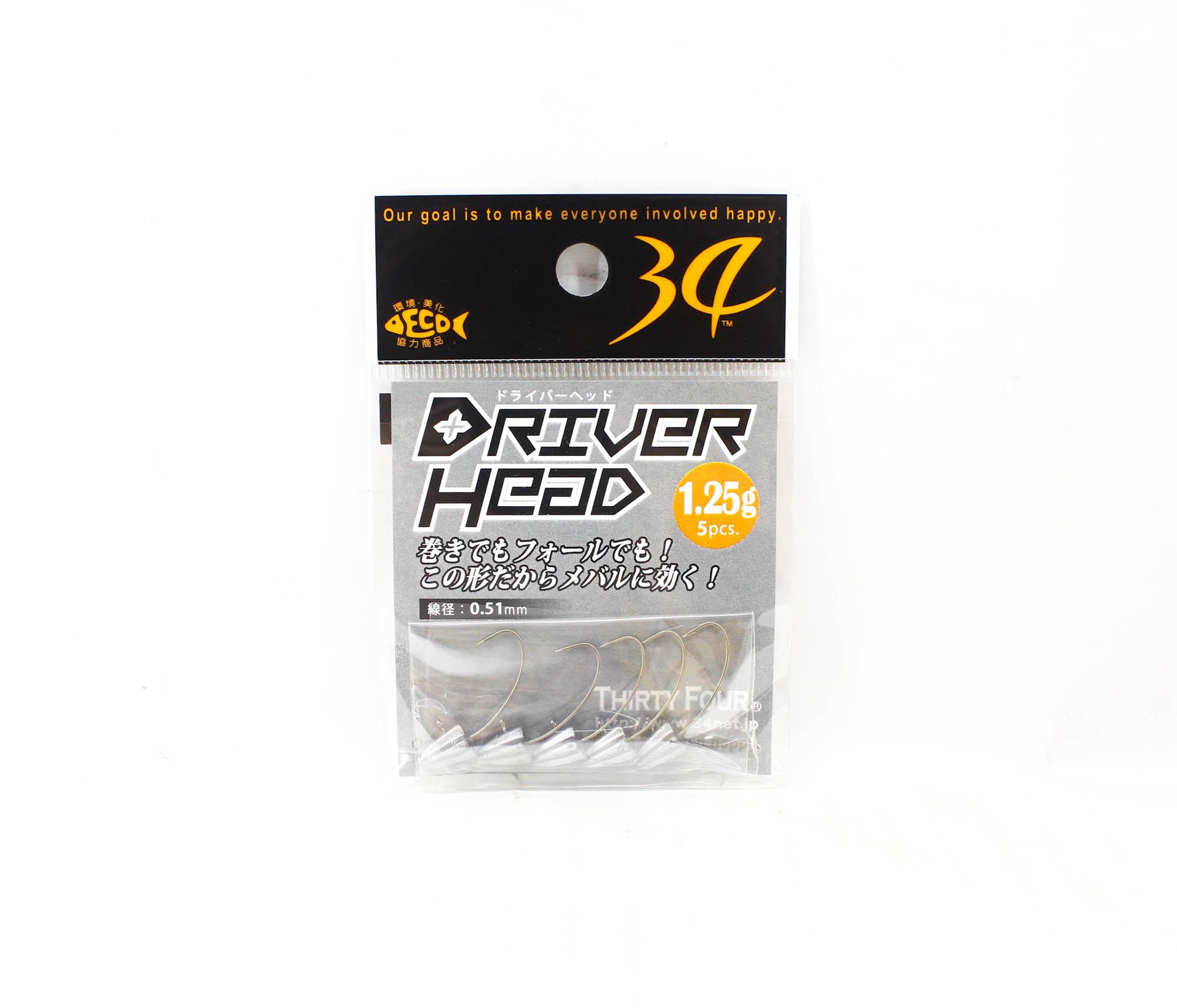 

Головка-драйвер Thirty Four Jig Head 1,25 грамма 5 шт. в упаковке (2708)