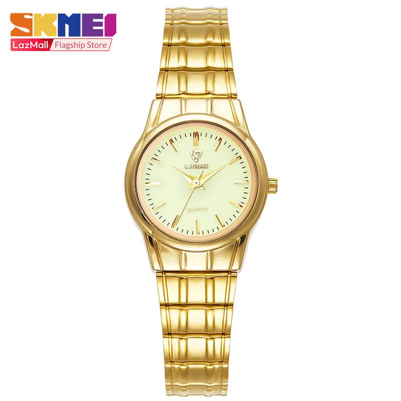 

SKMEI Женские часы Кварцевые часы Повседневная мода Дисплей Водонепроницаемые наручные часы из нержавеющей стали для женщин Мужчин L1026