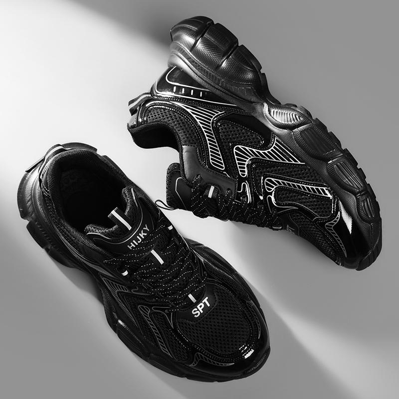 Mesh Breathable Men's Shoes Dad Shoes Thick Sole Versatile Casual Retro Sports Shoes for Men