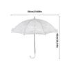 Elegant Lace Parasol for Wedding and Theme Party Dressingup Flower Pattern Craft Umbrella Props Photography Accessories