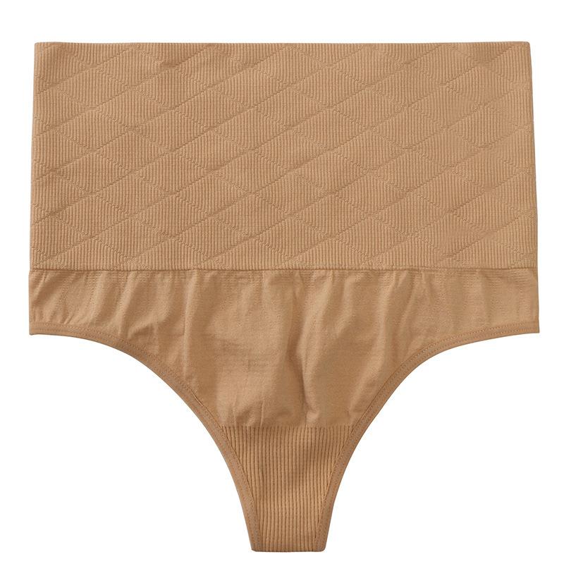 Pantaloni Intimi a Vita Alta Sollevamento Fianchi Modellanti Senza Cuciture Oversize Alta Elasticità Triangolo T-Pants