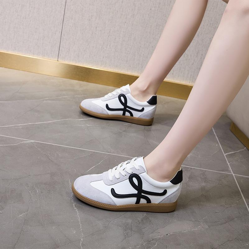 The first layer of cowhide, genuine leather, inner height increase, small white shoes, women's spring women's casual shoes, sports women