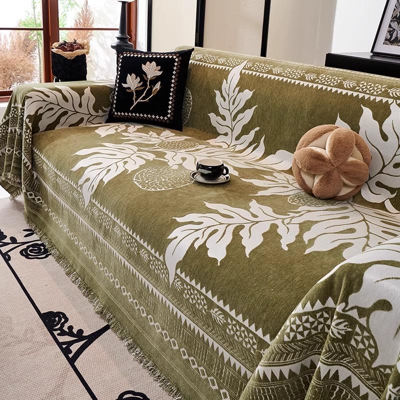 Chenille Sofa Cover Cloth, Non-slip, Stain-resistant, High-end One-piece Sofa Cushion, Washable Four-season Sofa Towel