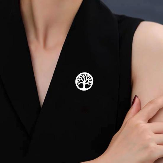 Hollow Tree Brooch Pin for Women, Zinc Alloy Brooch Pin for Dress, Coat, Shawl, Gift for Mother, Wedding