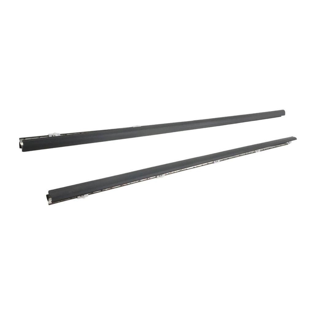 2PCS L&R Side Door Window Belt Trim Molding For Honda Civic EG6 EG4 3D 1992-1995