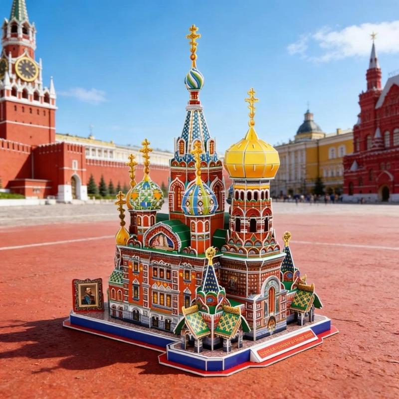 Historical Architectural Display Model Cathedral/Tower Bridge Building Set for Adults Office Home Decors Collectibles
