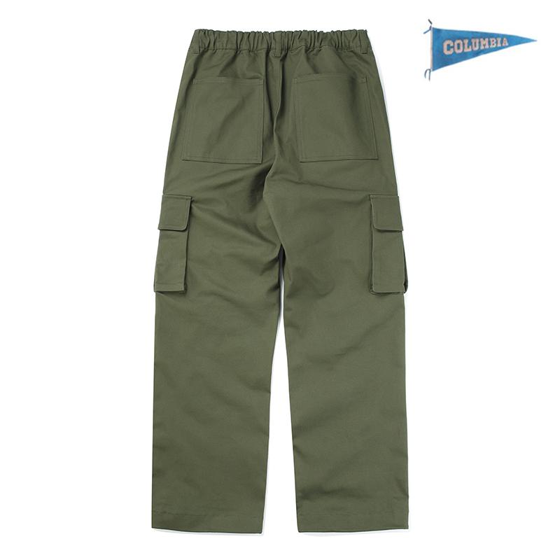 COLUMBIA UNIVERSITY Nyc Label Cp Multipocket Loose Fit Pants Dark Khaki