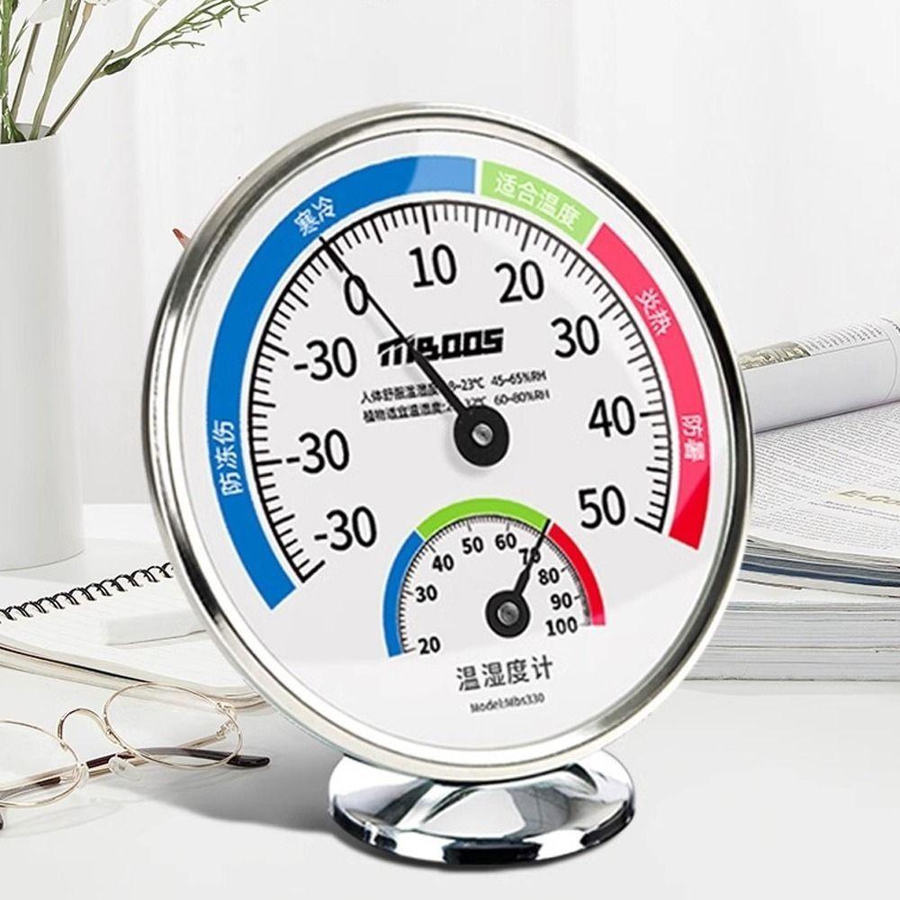 Wall Mount Hygrothermograph Battery-Free Temperature Hygrometer Analog Temperature  Laboratory