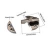 180 Degree Rotation Round Catch Lock Round Shape Marine Hardware Accessories  Marine Doors
