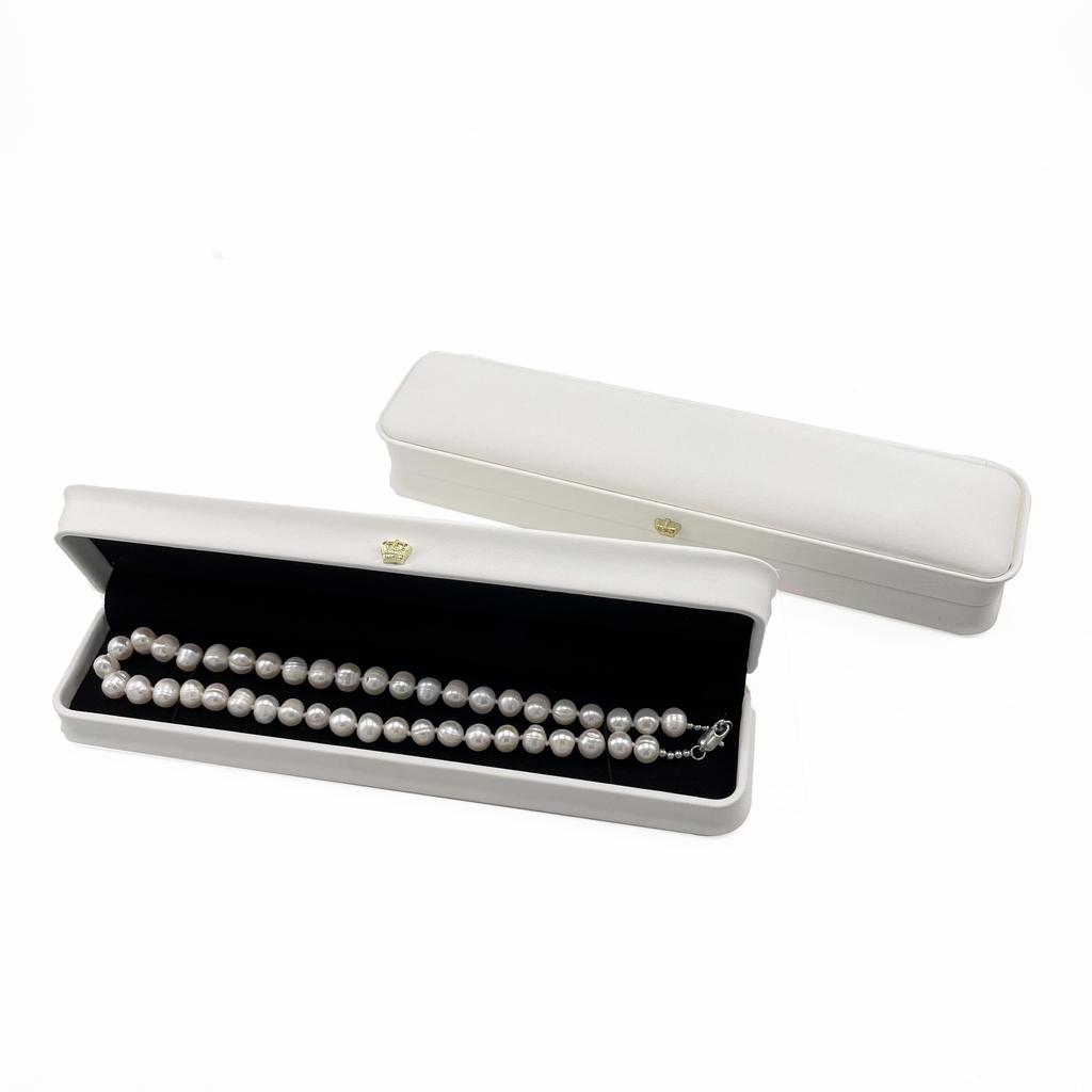 Manufacturer Custom logo Crown Buckle Luxury Pu Leather Jewellery Packaging Box Ring Necklace Bracelet Jewellery Gift Box