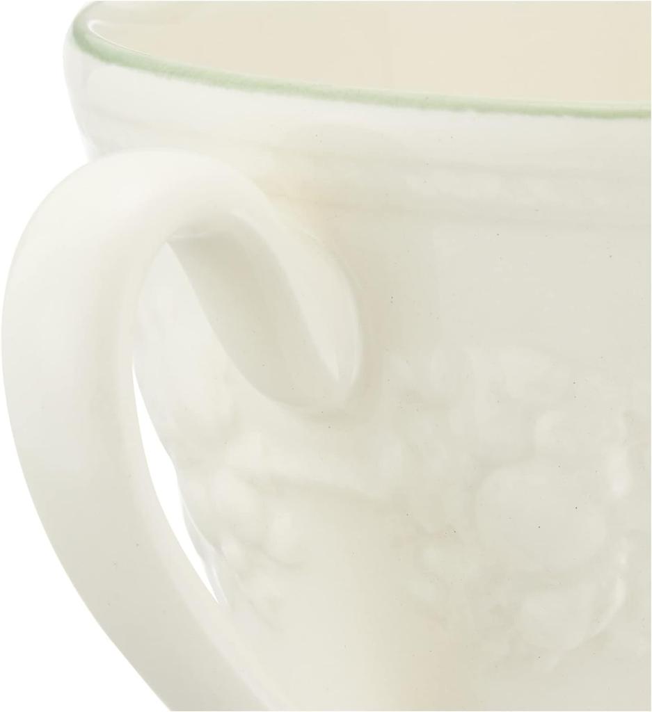 Wedgwood Festivity Raspberry Pair of Christmas Wedding Housewarming Official Brand Gift Authentic Imported Product Mugs, 350ml, (Set 2), Ceramic,