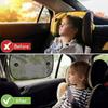 2pcs Car Sun Shade Cover Universal Windshield Foldable Visor Reflector Windshield Car Window Sunshade Protector Accessories