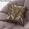 Luxury Gold Leaf Throw Pillow Covers Pattern Cushion Cover Suitable for Sofa Bedroom Car Pillow Cover