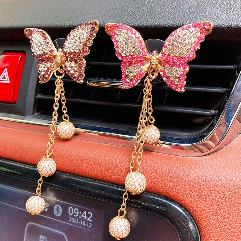 Diamond Car Air Vent Clip Perfume Air Freshener In Car Decoration Car Aroma Diffuser Car Bling Accessories for Girls Woman