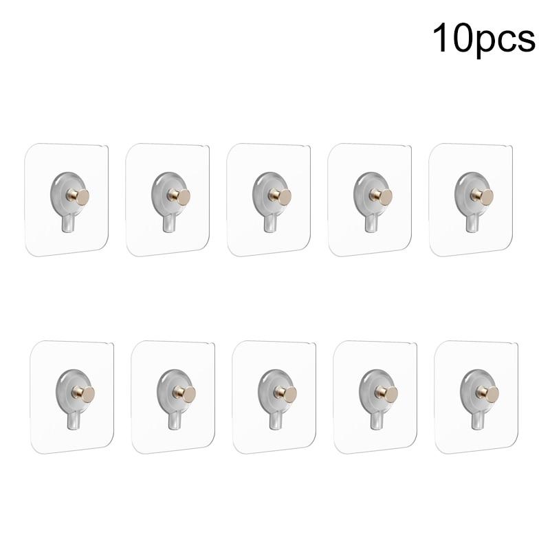 4/6/10 Pcs Non-Trace Self Adhesive Nails Hook for Photo Frame Picture Frame Hole Hanging Nail Wall Paste Tack Photos Cross Stitch