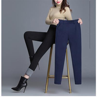 Pantalon classique Vintage taille haute pour Femme, legging moulant, crayon, extensible, décontracté, à la mode, hiver 2022