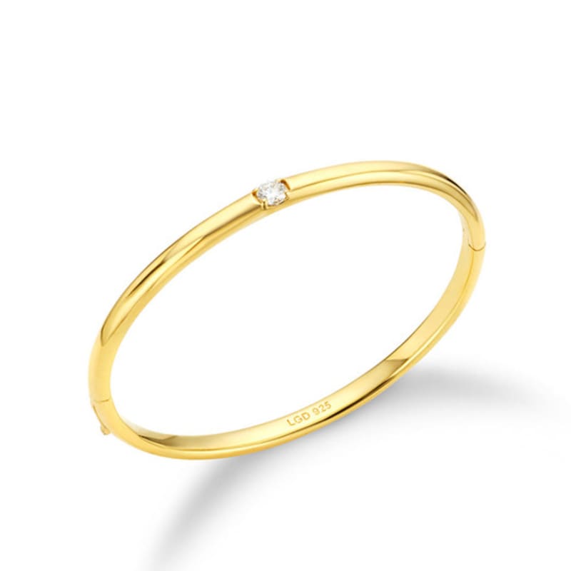 Hyeres-lor Essence Silver (Y) Lab Diamond Bangle 0.3CT HL4B52434Y9