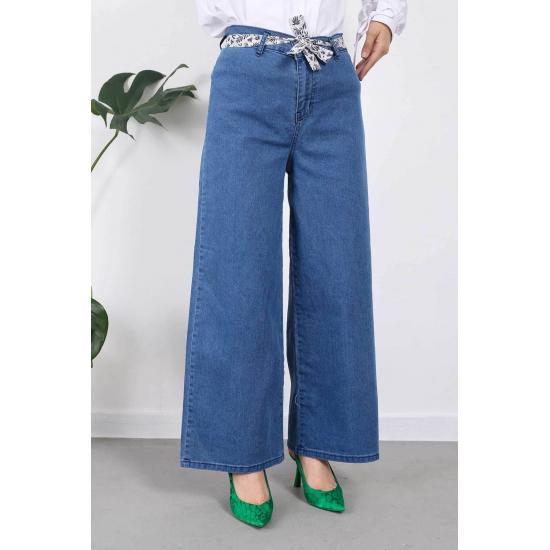 Lockere Damenhose mit hoher Taille