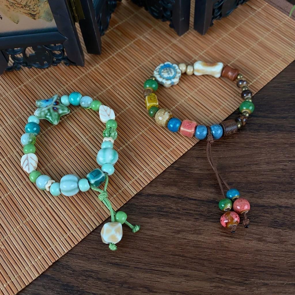 Sunflower Bracelet Starfish Ceramic Beaded Jewelry Decoration Women Gift Fashion
