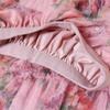 DIMANAF 2025 Sommer Damen Neue Röcke Chiffon Uni Elastischer Bund Plissee Mesh Elegante Röcke