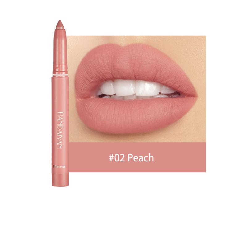 

12 цветов, увлажненная бархатная помада, шелковая помада для губ, инструмент для губной помады, красота, водонепроницаемый макияж, автоматический карандаш для губ, маскарадная подводка для губ