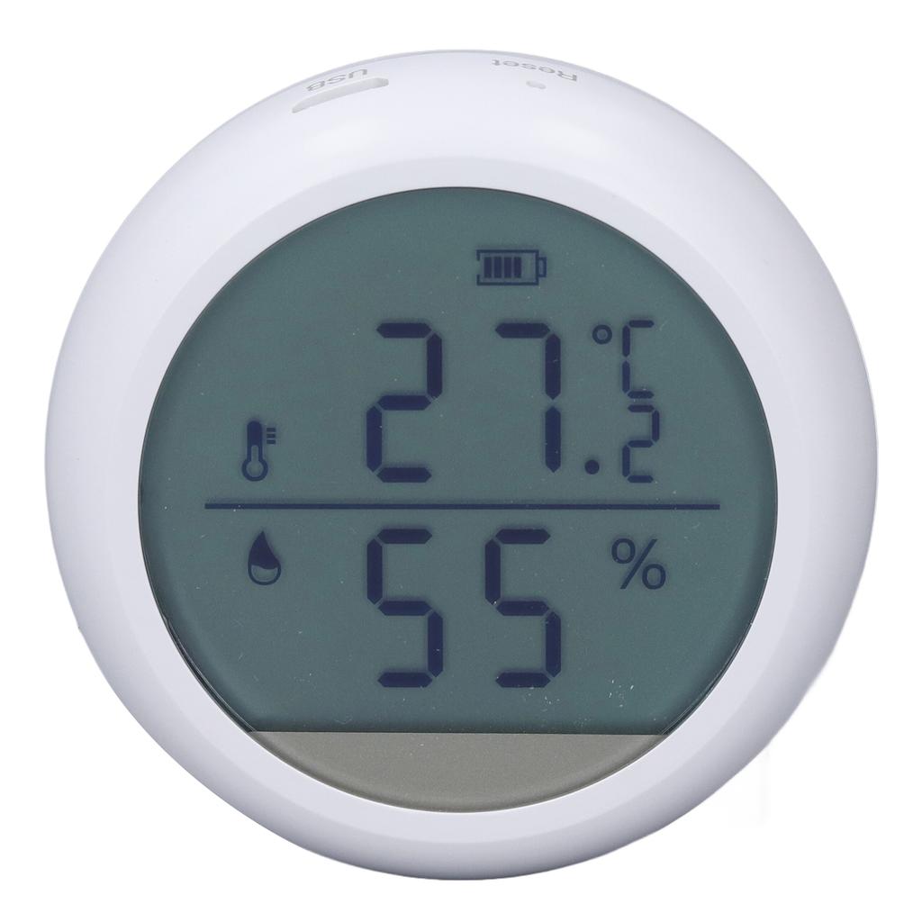 WLAN Temperatur-Feuchtigkeitssensor Fernüberwachung Wandmontage Smartes Temperatur-Feuchtigkeitsmessgerät