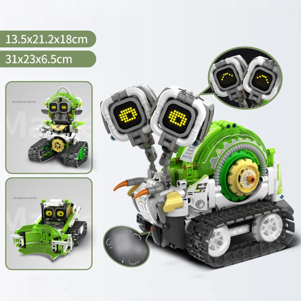 Robot Toys For Kids Science Building Block Kit Remote Control Programming Robot Toys Christmas Gifts For Boys Girls