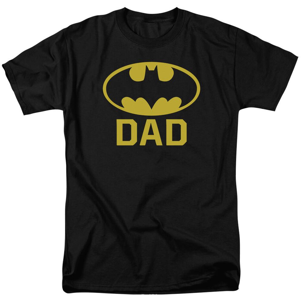 26 Batman Bat Dad T Shirt Licensed Comic Book Tee Black Unisex T-Shirt XXL