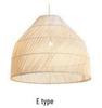 Creative Bamboo & Rattan Pendant Light for Bedroom, Japanese Restaurant, or Teahouse