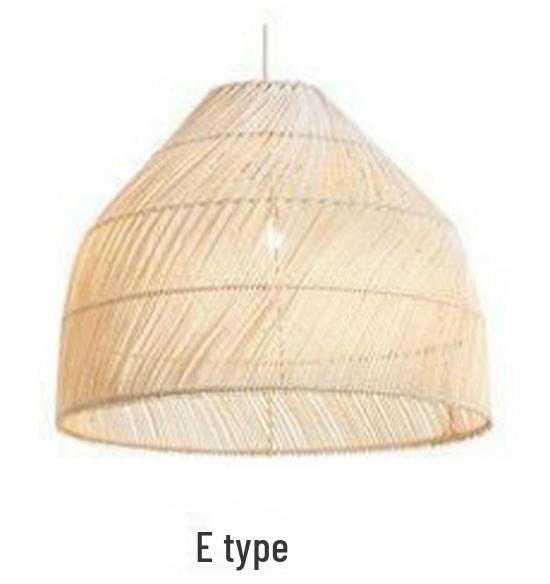 Creative Bamboo & Rattan Pendant Light for Bedroom, Japanese Restaurant, or Teahouse