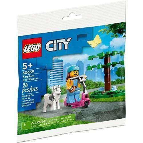 Jeu de construction - LEGO - 30639 - Parc à chiens - Trottinette - Figurines incluses