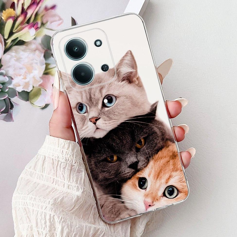 For Xiaomi Poco C85 4G Cover For Redmi 15C 4G Case Cute Cartoon Luxury Cool Boy Girls Fashion Butterfly Bumper Casing 25078RA3EA