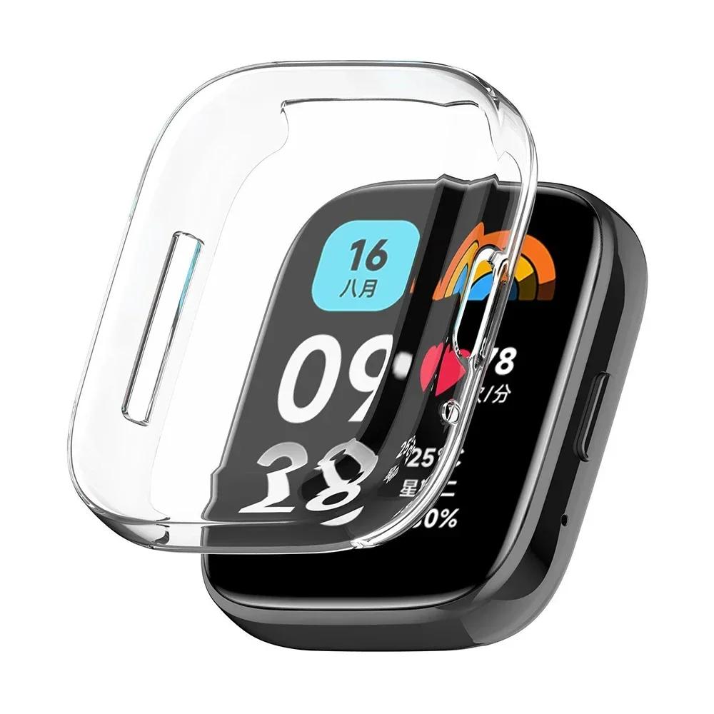 TPU Screen Protector Cover For Xiaomi Redmi Watch 5Active/Lite Smart Watchband Case Protective Shell for Xiaomi Redmi Watch 3