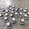 Chocolate Shape Keyboard Keychain Tactile Squeeze Fidget Toy Stress Relief Antistress Sensory Gadget for Adult Restlessness Relief